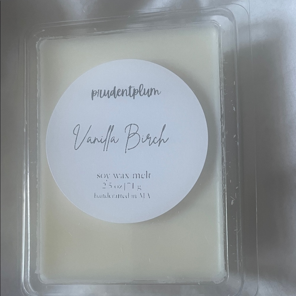 Prudent Plum Vanilla Birch Soy Wax Melt
